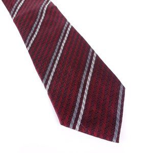 Daniel Gray Mens 100% Silk Necktie Striped